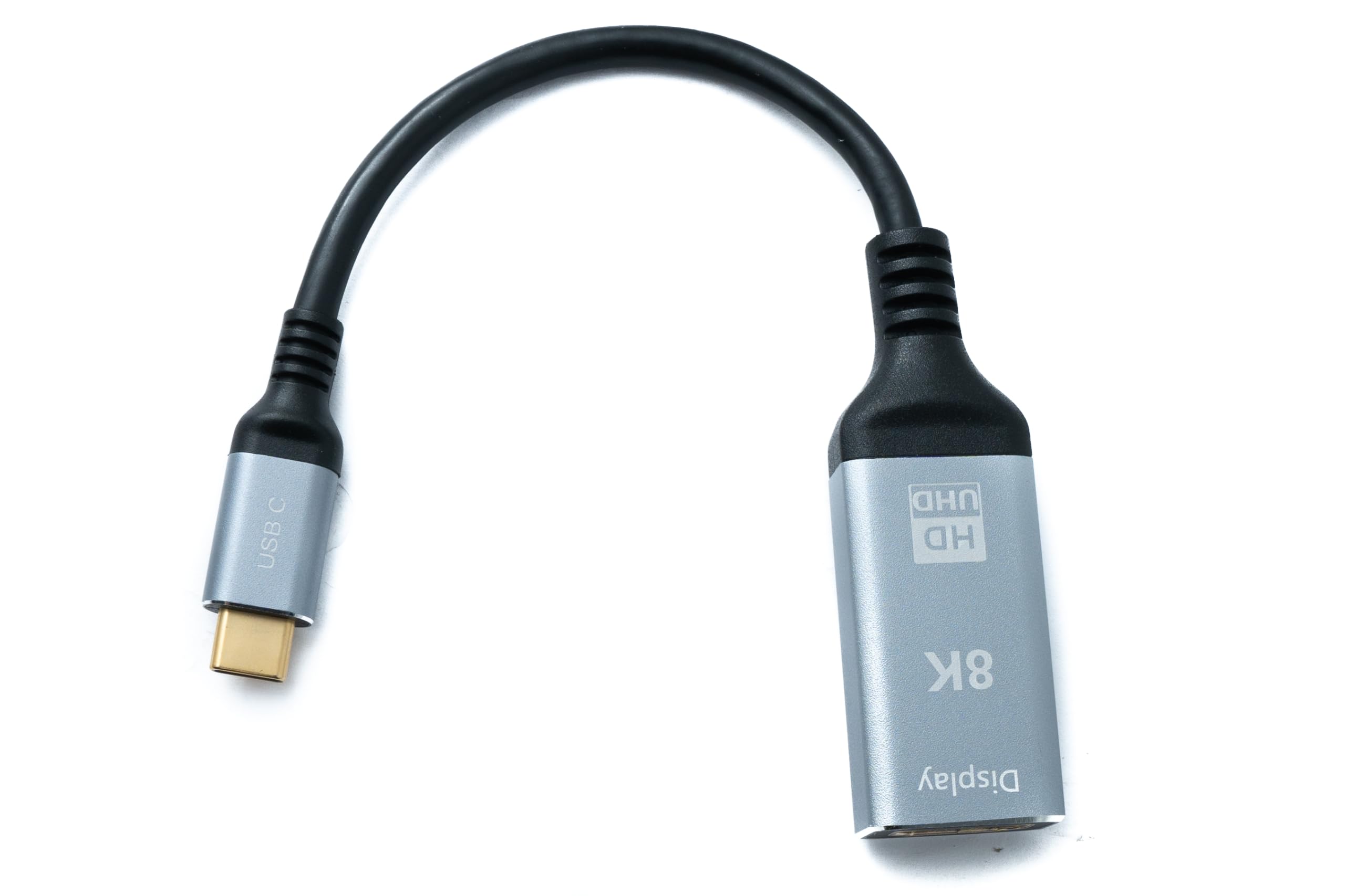 System-S Cable USB 4 de 20 cm Tipo C Macho a HDMI 2.1 estándar Hembra 40 Gbps 240 W USB 4.0 8K 60 Hz UHD 4K