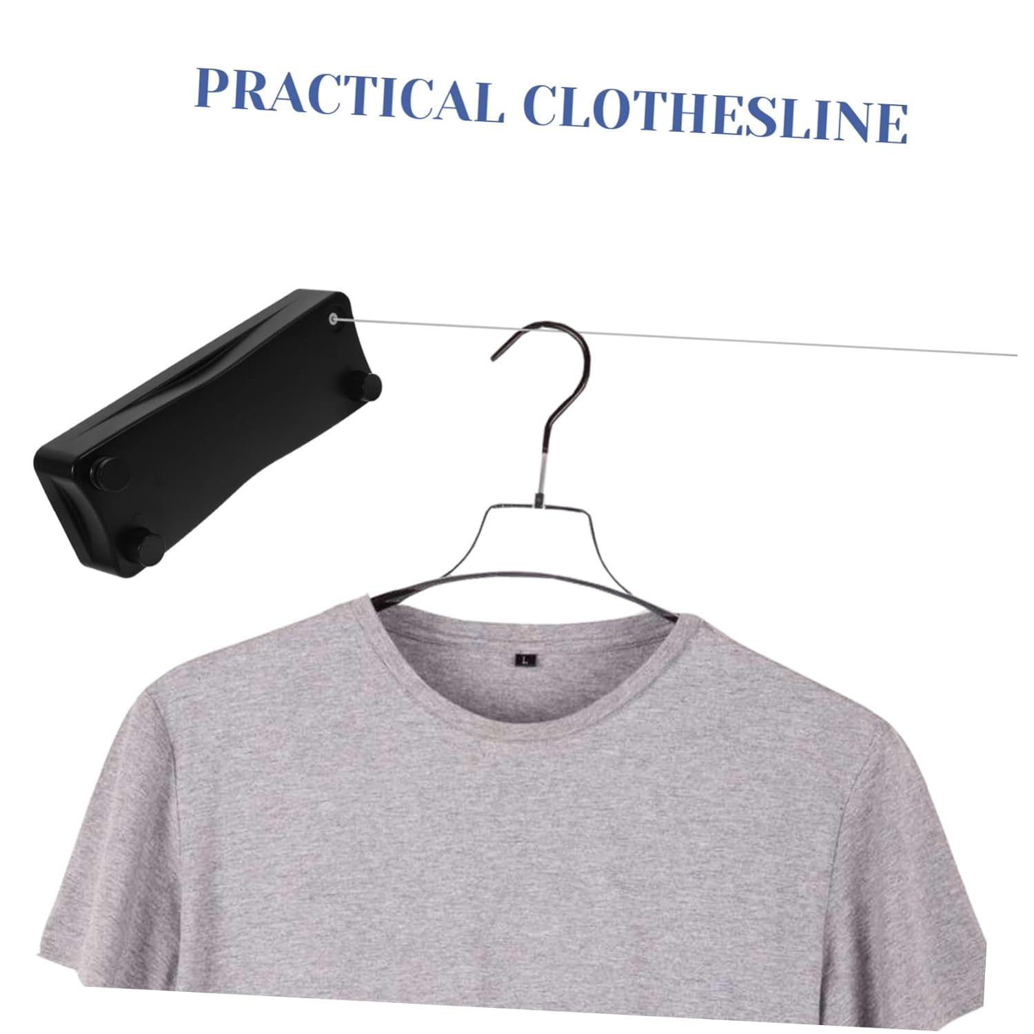 GLEAVI Retractable Heavy Duty Clothesline Outdoor Indoor Drying Stainless Steel Telescopic Washing Line Easy Install Clothes Drying Rope for Camping Home Use