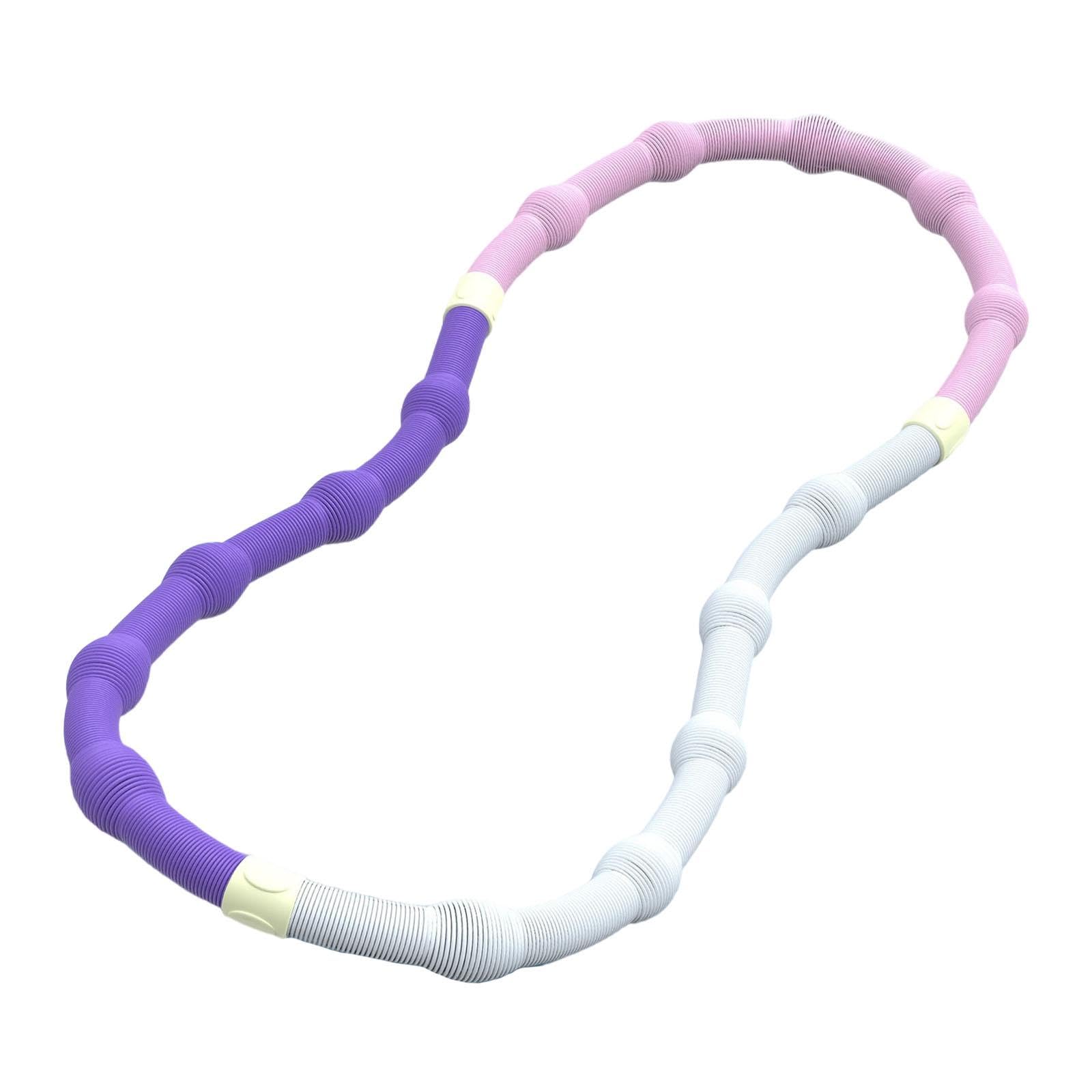 Cerchio per Esercizi Fitness, Accessorio Fitness, Anello Massaggiante in PVC con Molla, Attrezzatura per Ginnastica Addominale, Adatto a Donne E Uomin