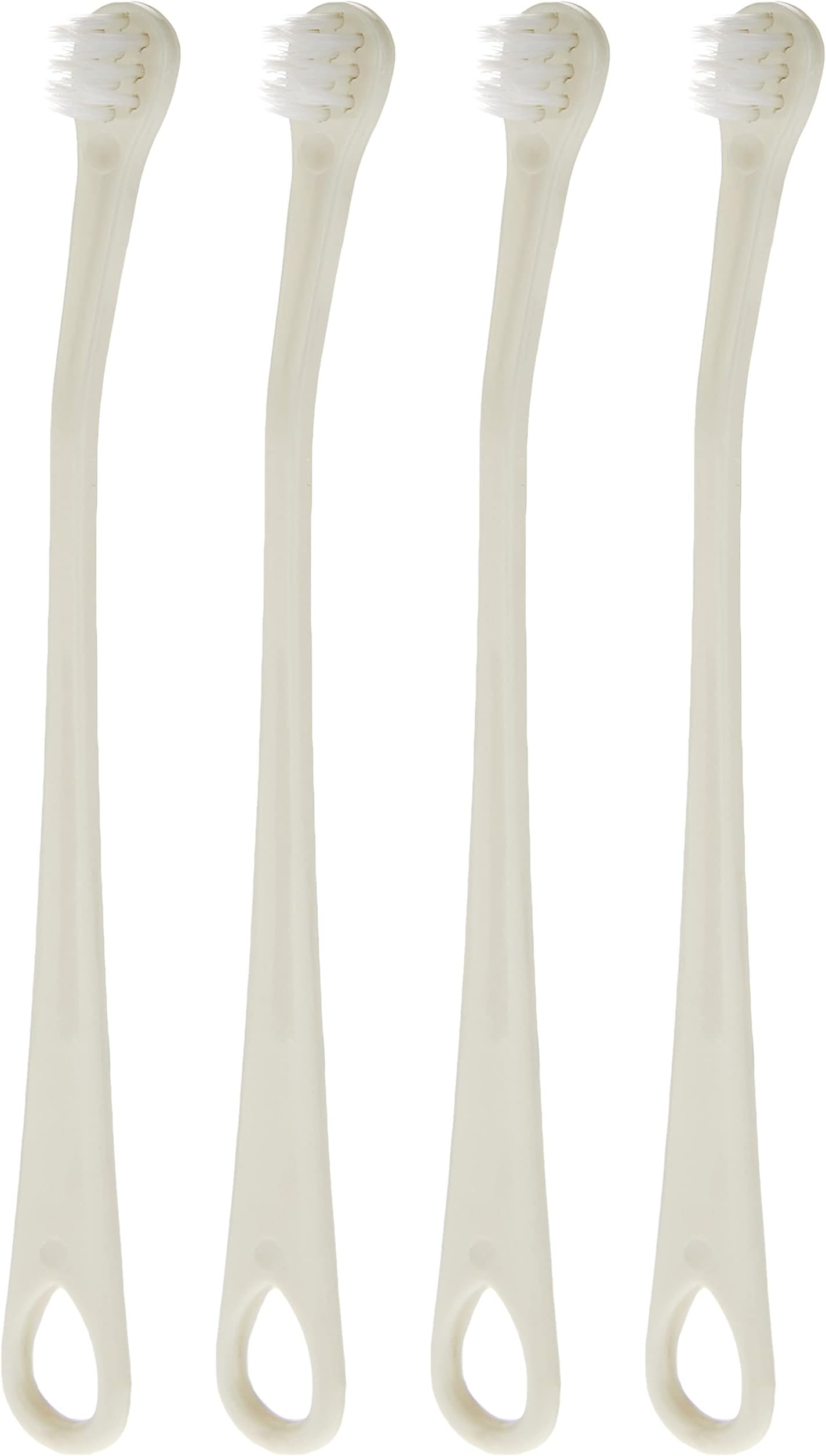Bioline Tooth Brush for Cats and Puppies Set 4 Pieces, Multicolor