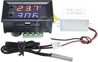 W1209WK AC 110V-220V DC 12V Digital Thermostat Temperature Controller Regulator NTC Sensor Meter Transformer Power Module