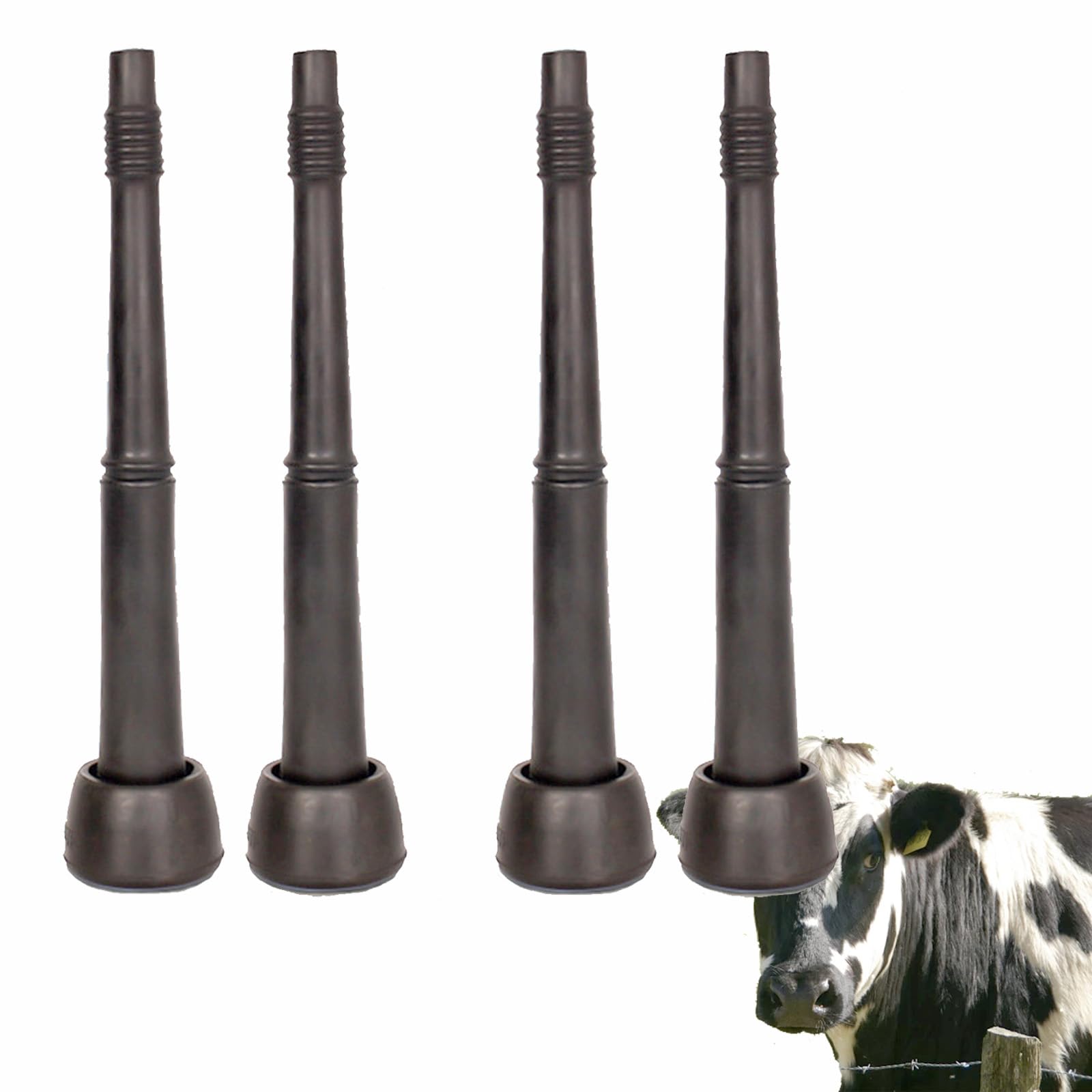 4 Pcs Soft Milking Machine Liners, KZU Rubber and Food-Grade Silicone Teat Cup Liners, Milking Machine Accessory for Cow or Cattle Sheep Milking, Goat Milking Supplies