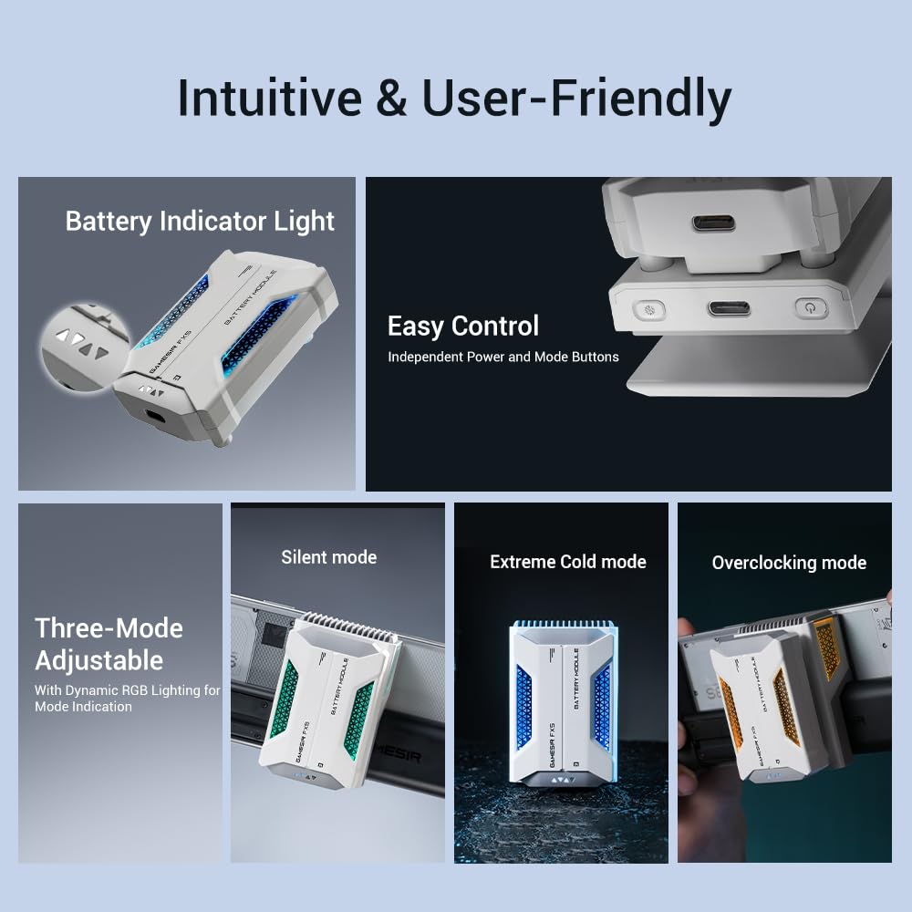 GAMESIR FX5 冷却ファン GAMERIRワイヤレスコントローラーセット