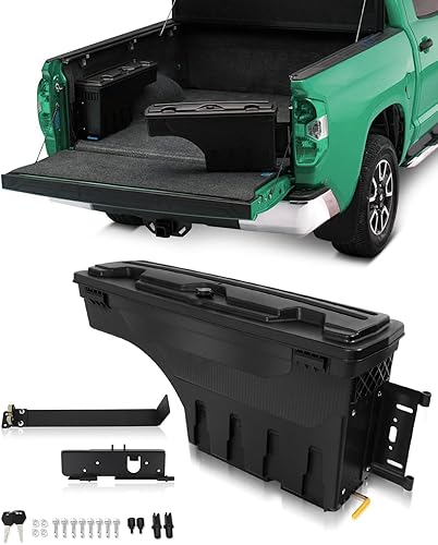 SCITOO Caja de almacenamiento para caja de camión con contraseña para Ford para F-250 Super Duty para F-350 Super Duty Ford para F-450 Super Duty