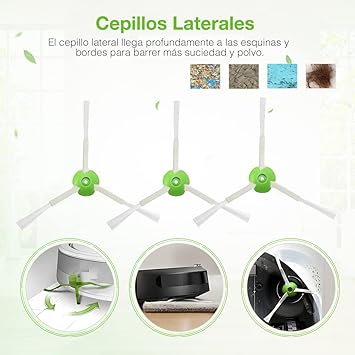 Kit de Accesorios de Repuesto, Compatible con iRobot Roomba i7 i7+/i7 Plus E5 E6 E7 Serie Robot Aspiradora, Recambio de reemplazo para Roomba i & e Series - Pack de 11PCS3