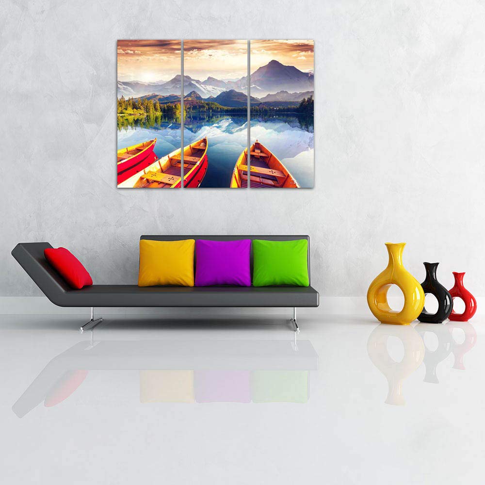 ArtzFolio Fantastic Sunny Day Split Art Painting Panel On Sunboard 23.3 X 18Inch