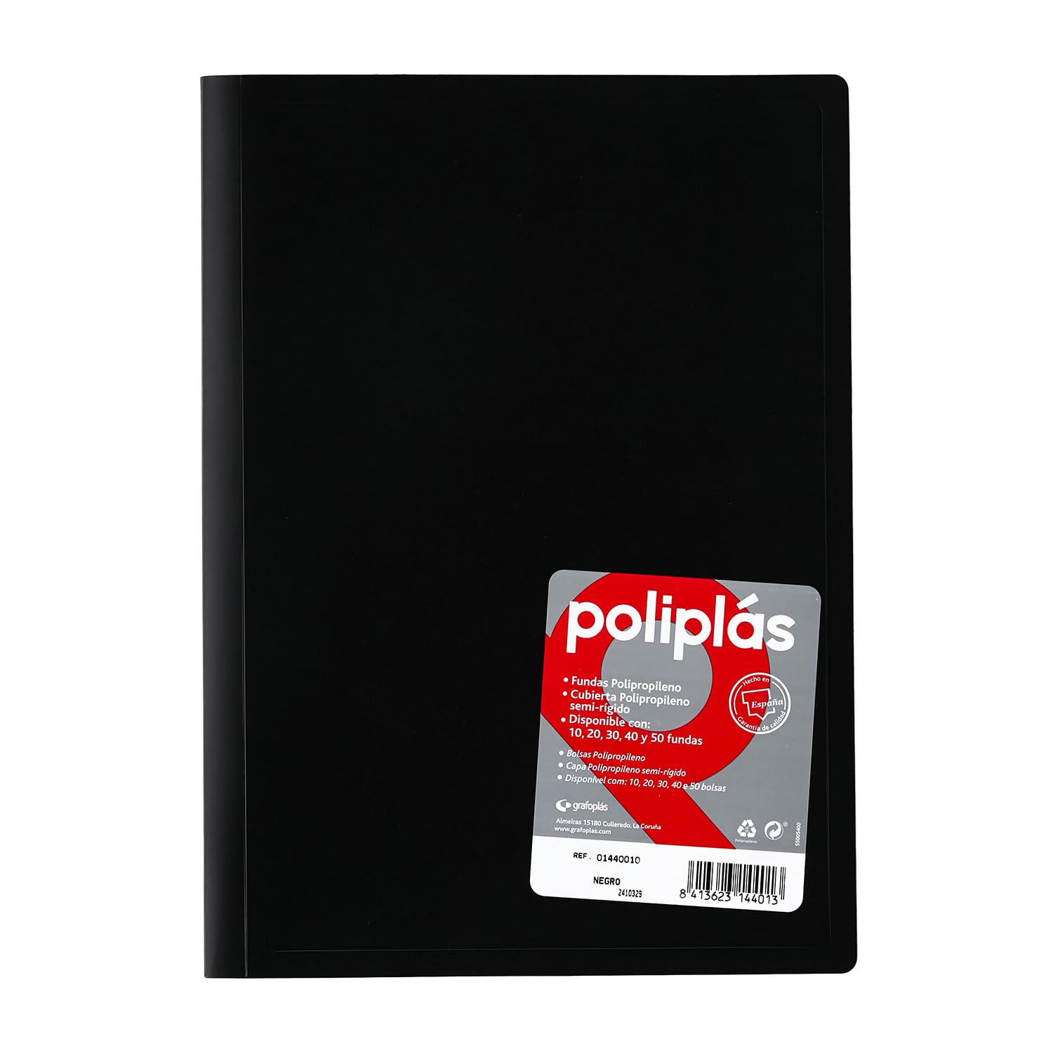 Duvet Covers and tarifarios grafoplas 1330010 Folders, A4, Black