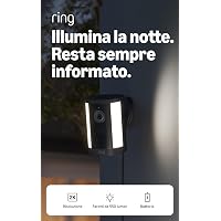 Ring Spotlight Cam 2K, Videocamera con faretti