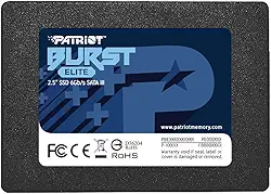 SSD PATRIOT BURST 240GB 2,5' SATA 3 - PBE240GS25SSDR