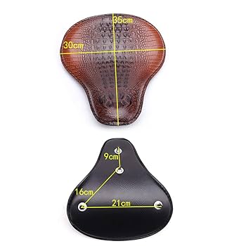 汎用ソロシート　新品未使用 Amazon | バイクシート ソロシート 合革 スプリング ブラケット