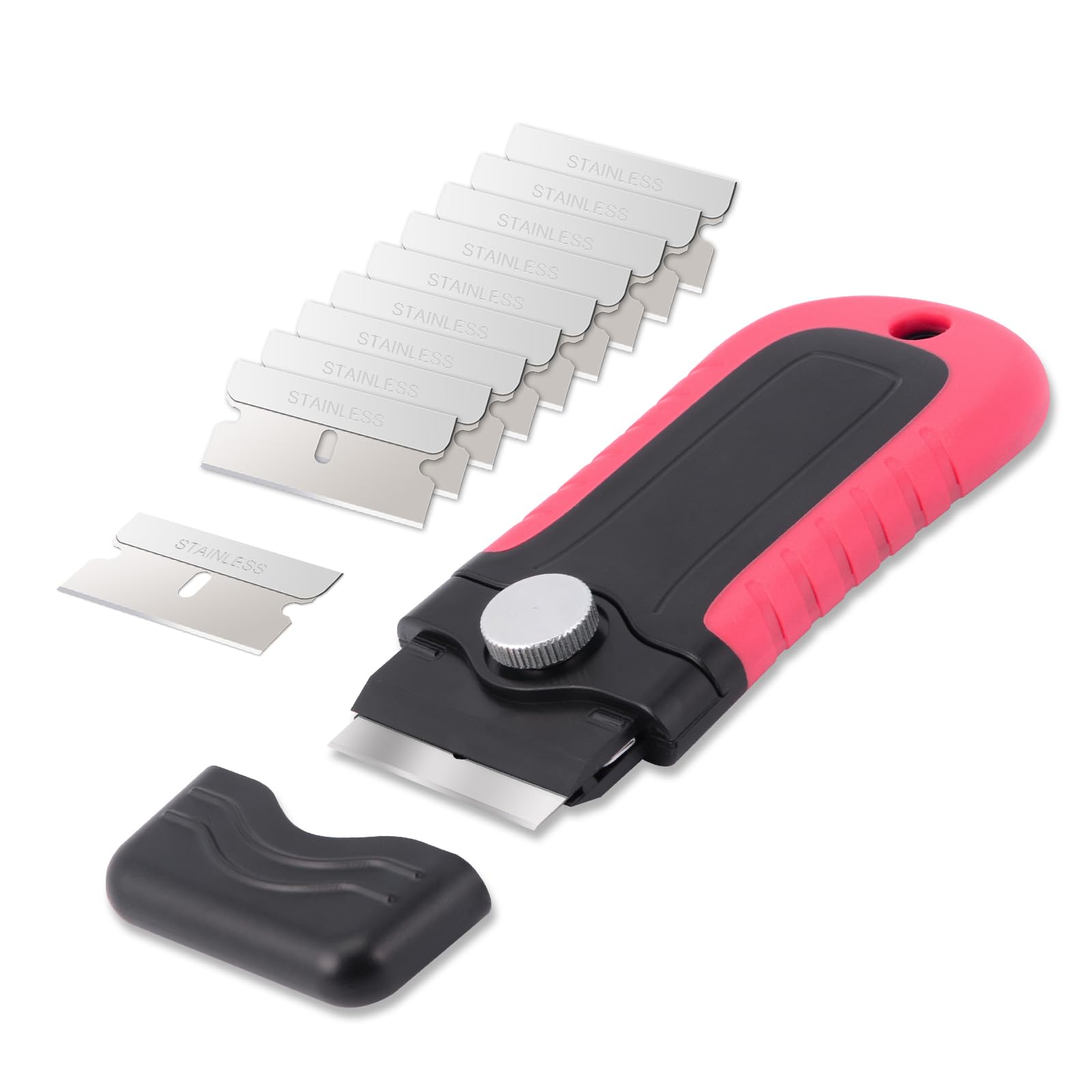 Gomake Razor Blade Scraper Tool, Windows, Glass Stovetop Paint Scraper
