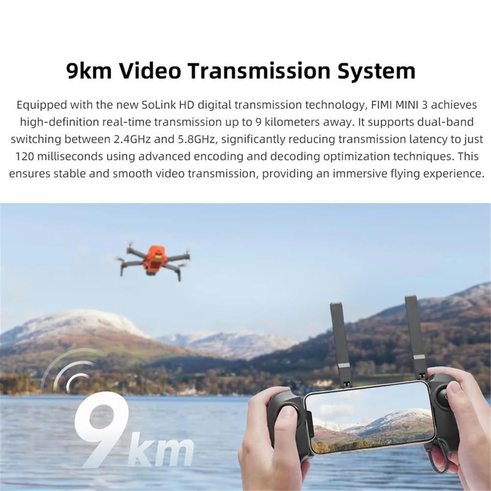 Dron mini 3 4k profesjonalny super night video 9 km 3-osiowy gimbal 249 g ultralekka konstrukcja inteligentne śledzenie sprzęt do lotów na zewnątrz,Dual battery