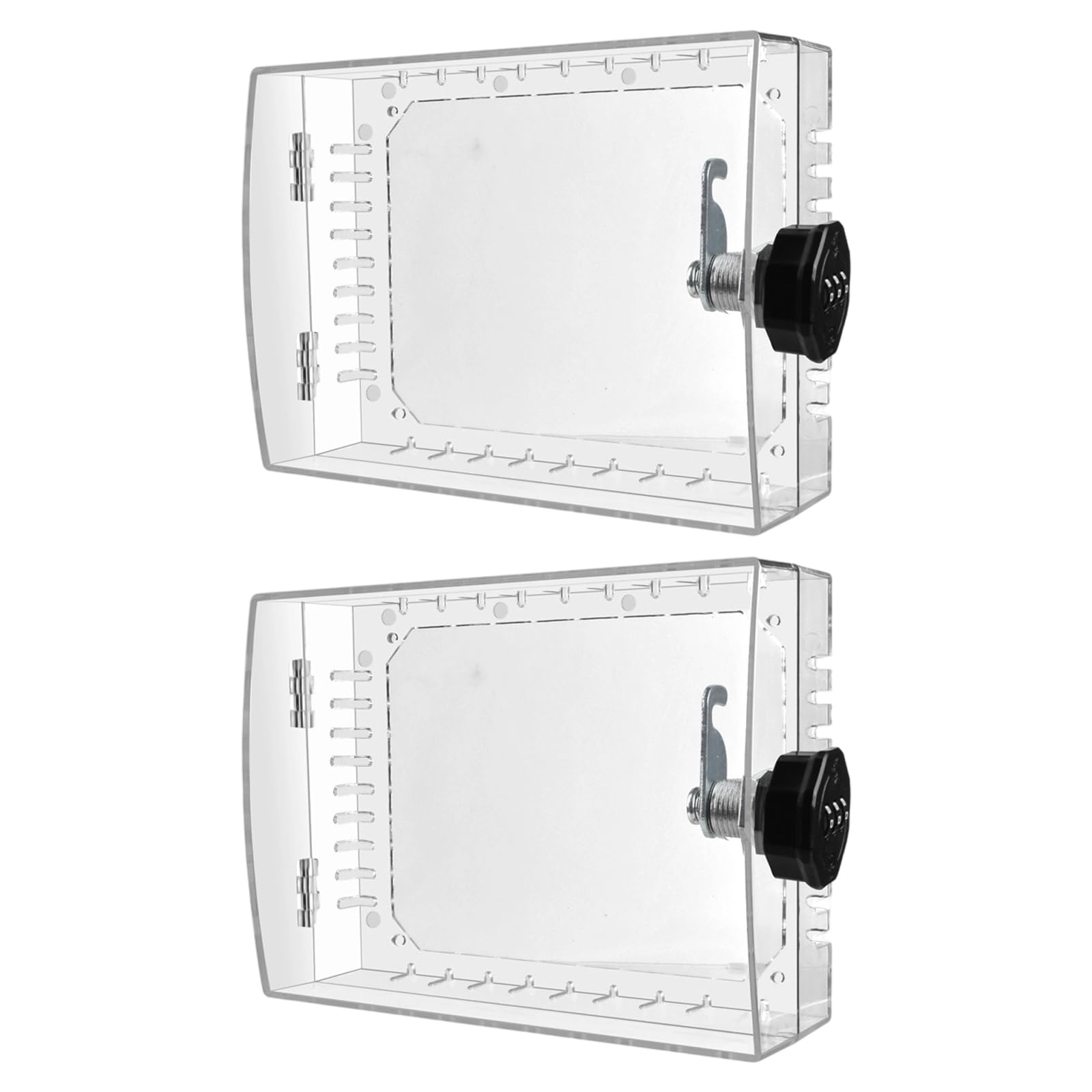 Large Thermostat Box Clear Protective Cover with Combination Code Security for Temperature Control and Tamper Proof Thermostat Box for Home