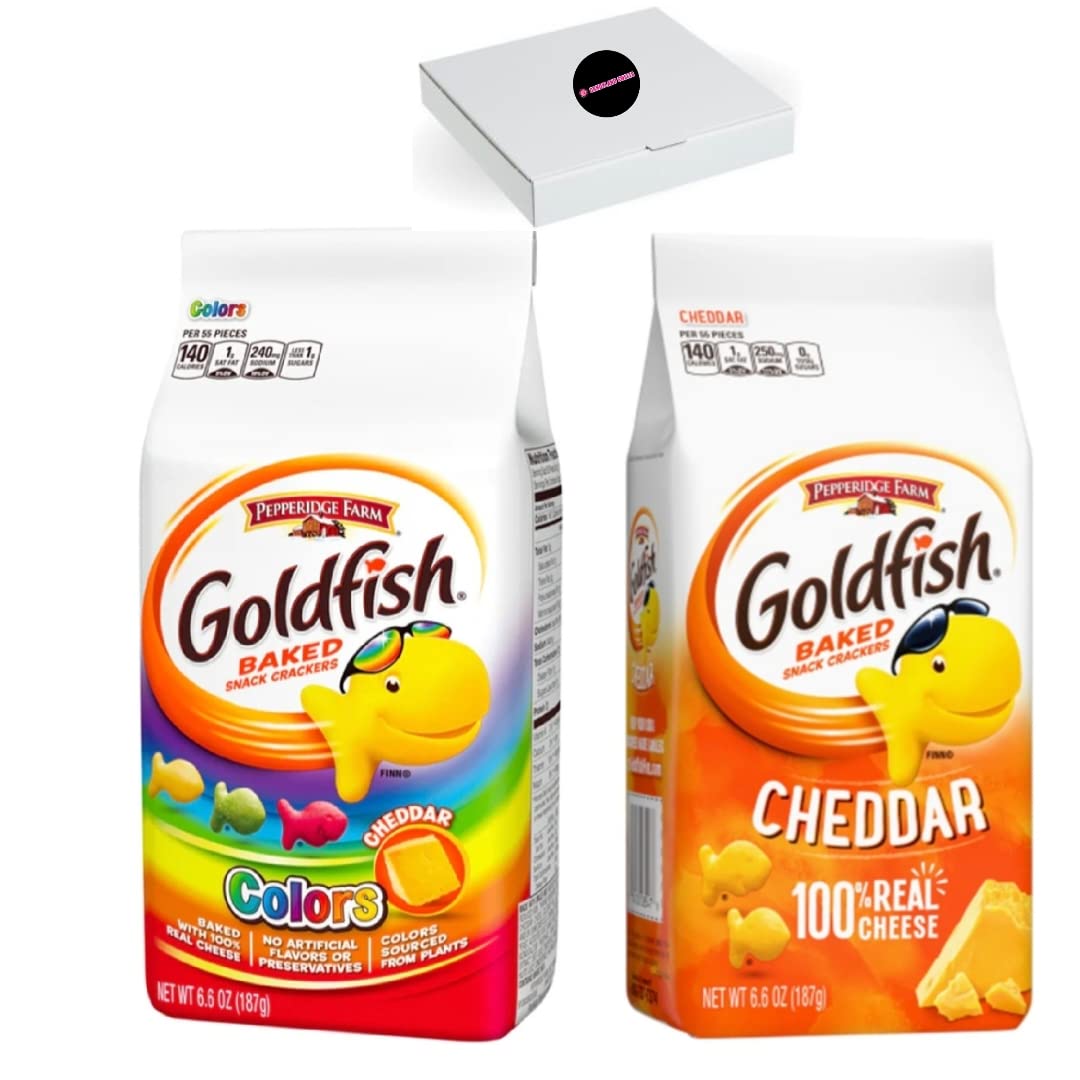Goldfish Crackers Colors Cheddar 187 g (2 Stück)