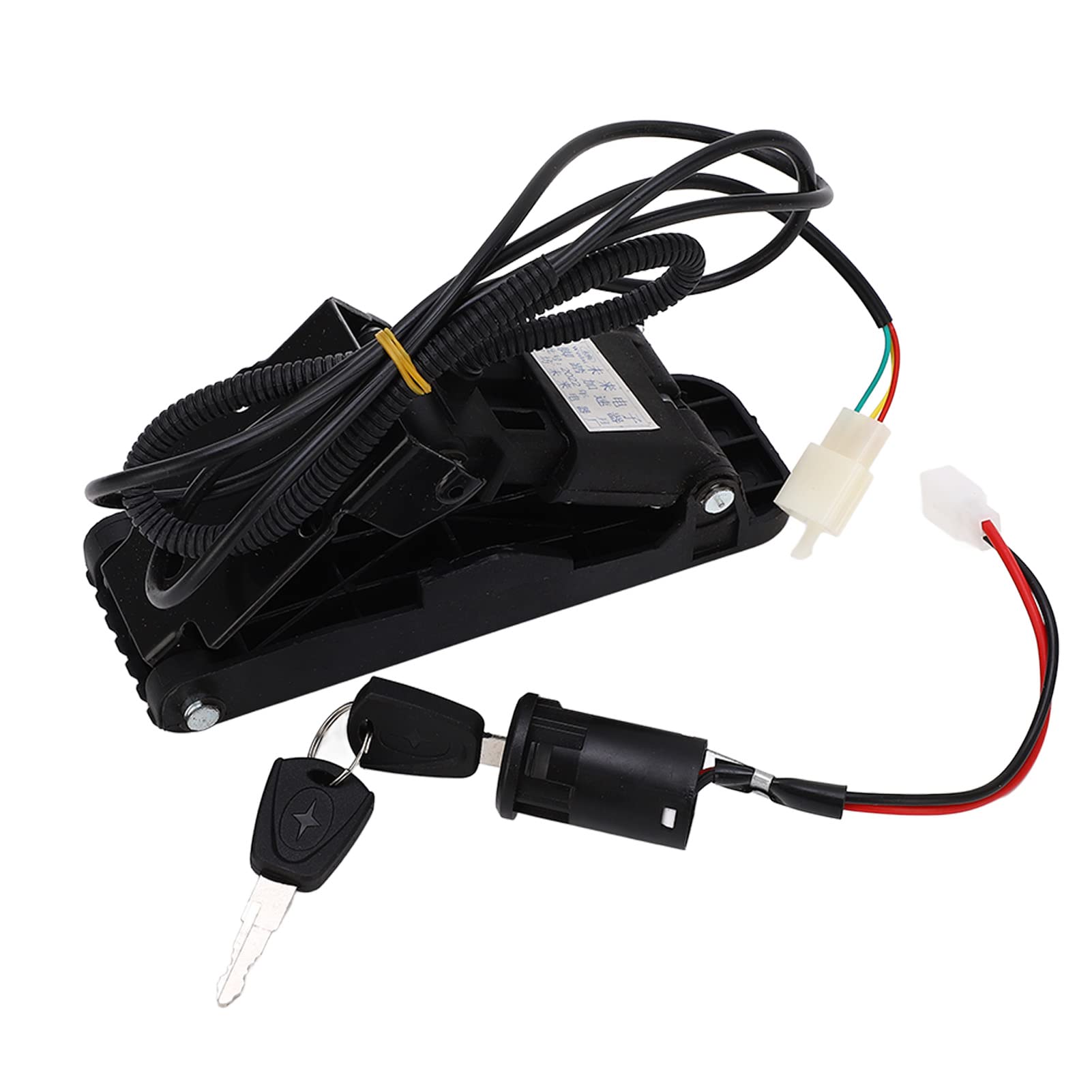 Kit contrôleur de moteur à balais, Kit contrôleur de moteur 36V 1000W avec interrupteur à clé, pédale d'accélérateur, contrôleur à balais pour vélo électrique Mini Bike