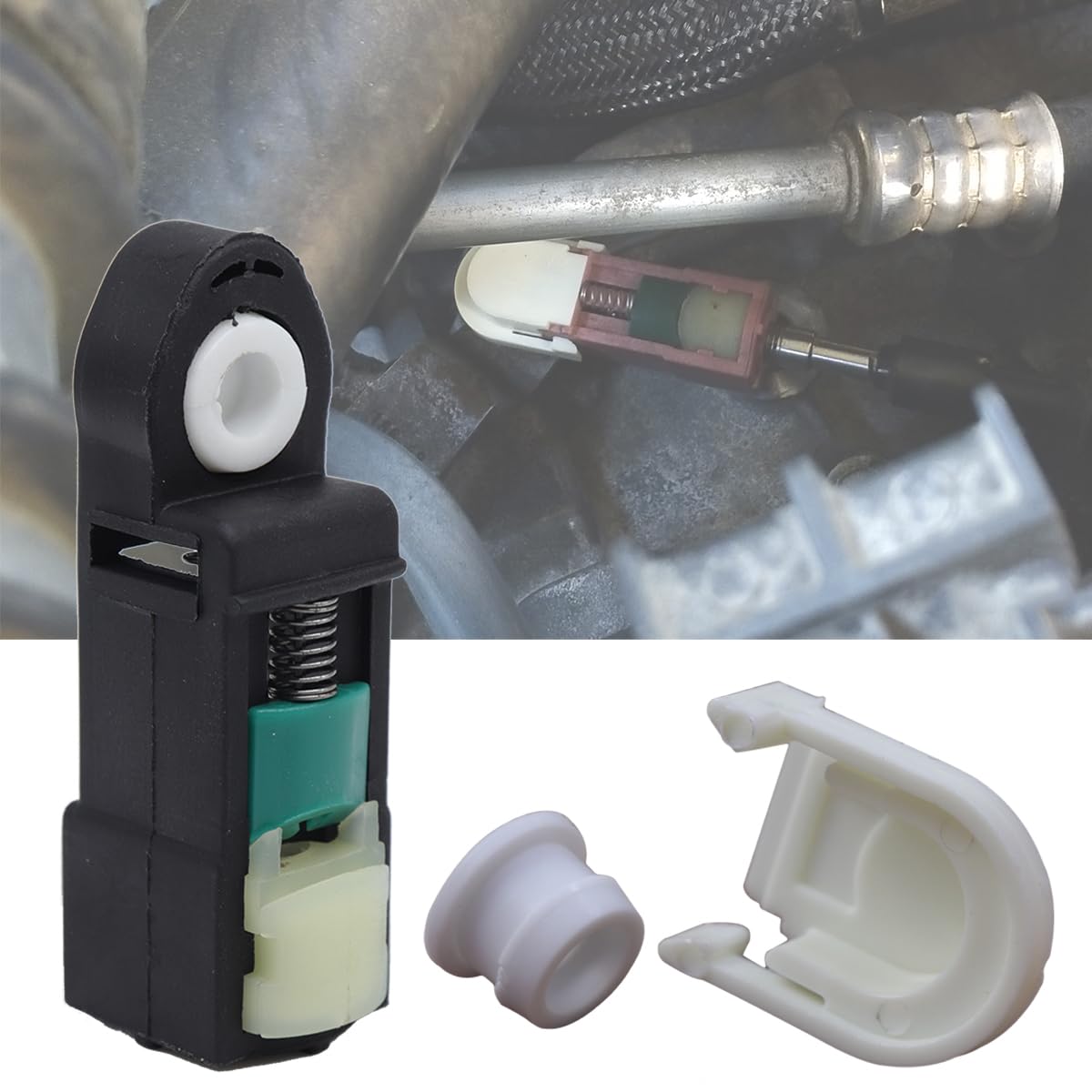 Transmission Shifter Cable Bushing with Cap Compatible with Ford