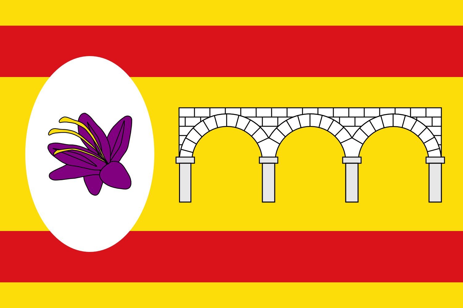 Drapeau XL Cortes de Aragón grand format résistant aux intempéries pour mât