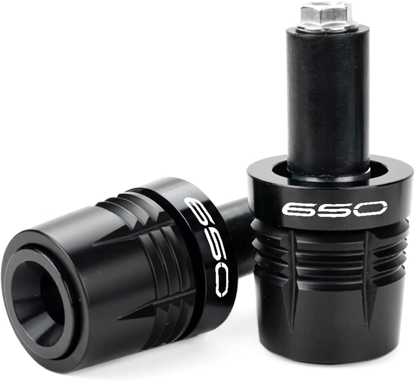 Motorcycle Frame Sliders Motorcycle Accessories Handlebar Grips End Plugs Caps Sliders for Kawasaki Z900 Z650 Z 900 for Ninja 650 1000 for Versys650 2017-2024 Motorcycle Fall Protector(Red-650)