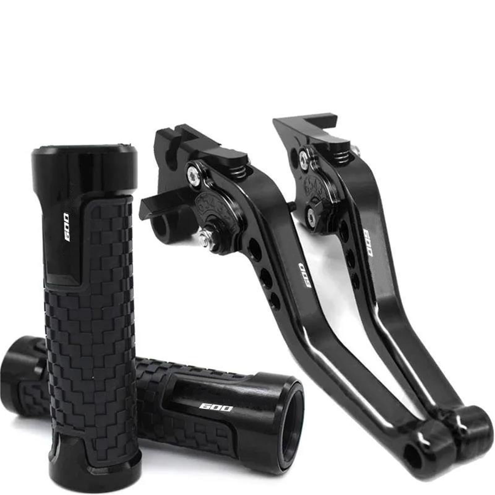 Leviers de frein et d'embrayage réglables pour moto CBR600RR 2003-2006 Nero
