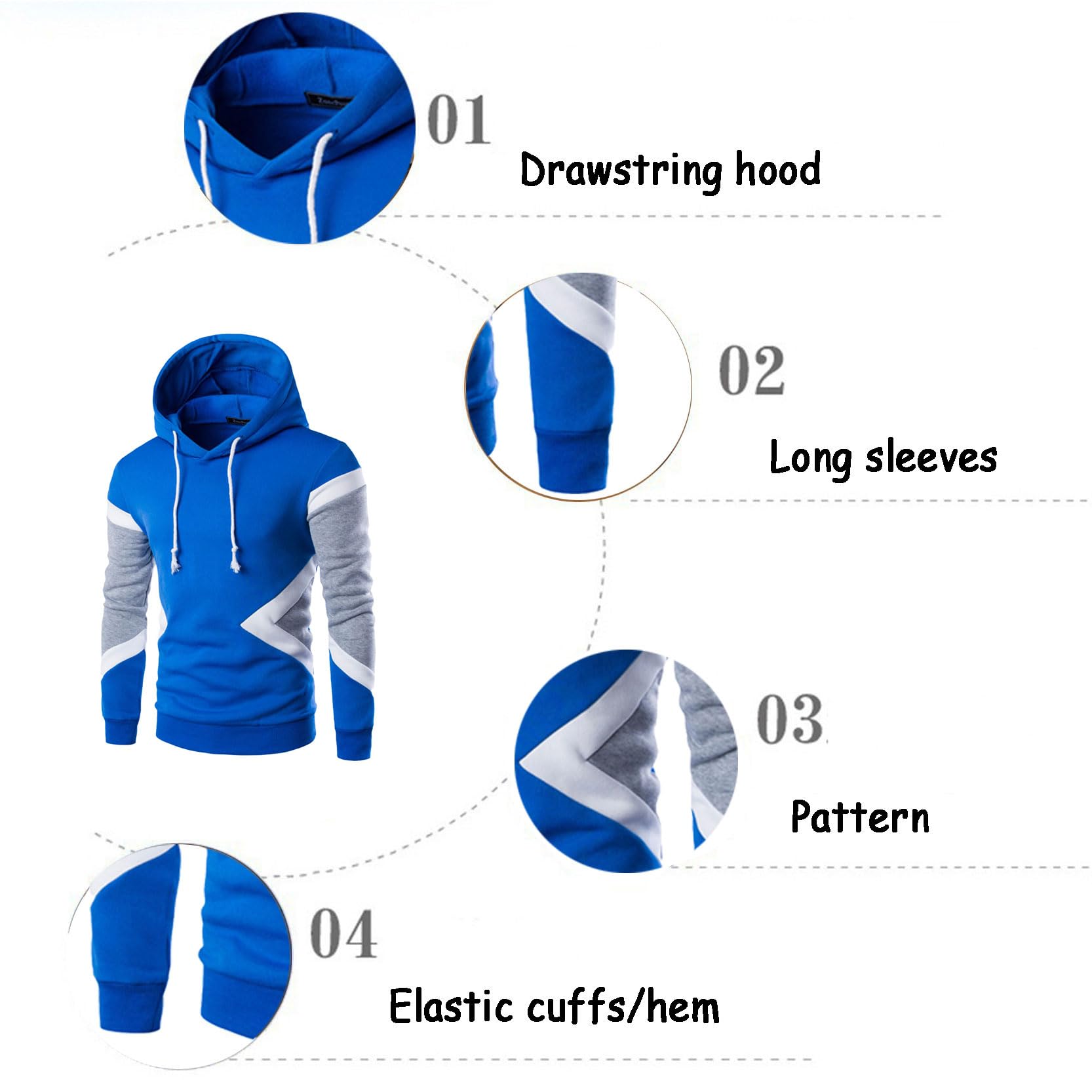 MODRYER Sweat À Capuche Pour Homme Pull En Polaire Pour Resident Sweat-Shirt À Capuche Pour Evil Coupe Slim Pull À Manches Longues Pour Umbrella