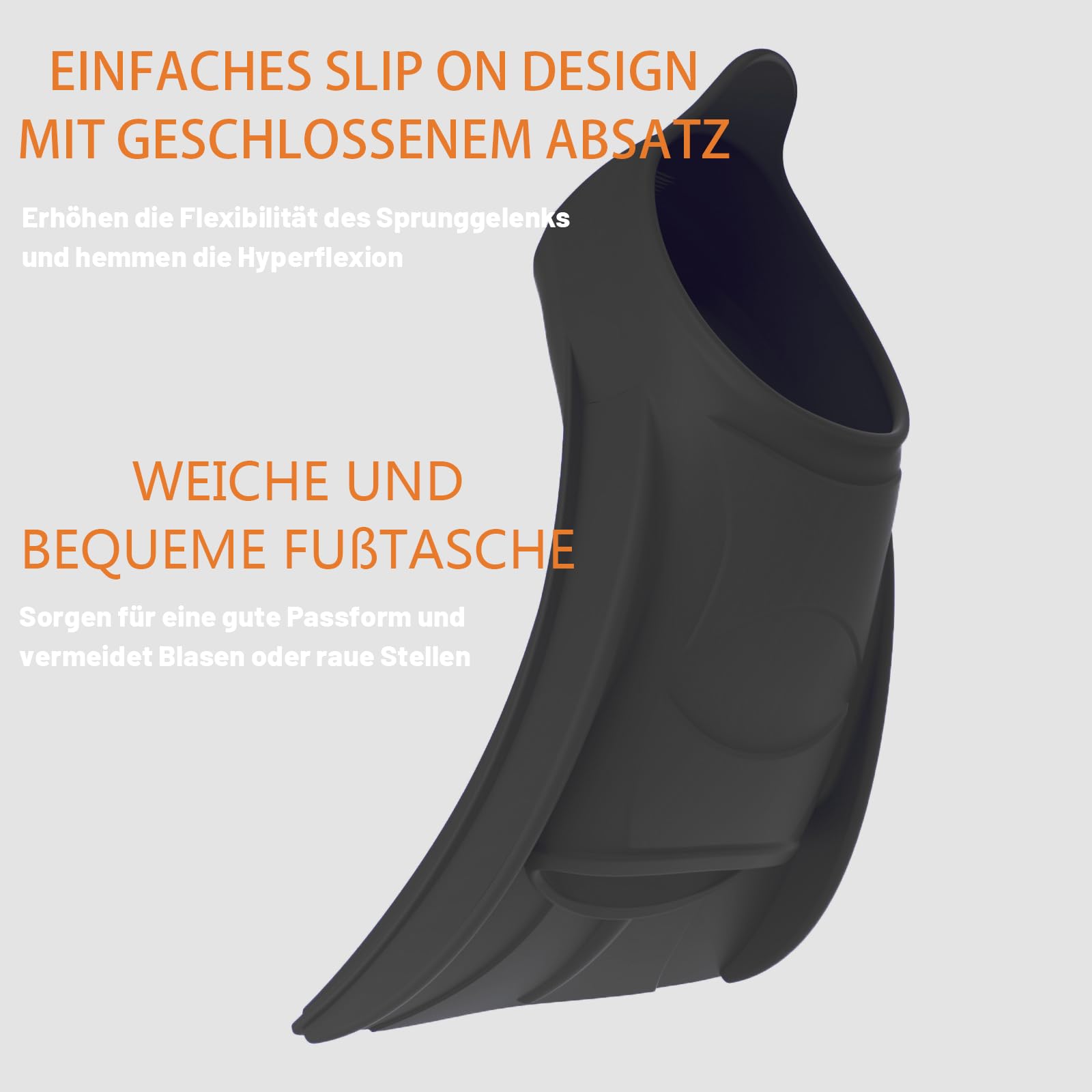 Palmes de Natation en Silicone pour Enfants et Adultes, Courtes et Confortables