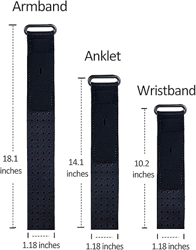 Miniatura 2 de Chofit Bands Compatible with Fitbit InspireInspire HRInspire 2Charge 2Charge 3Charge 4AltaAlta HRFlex Fitness Tracker, Ankle Arm Wristband Straps