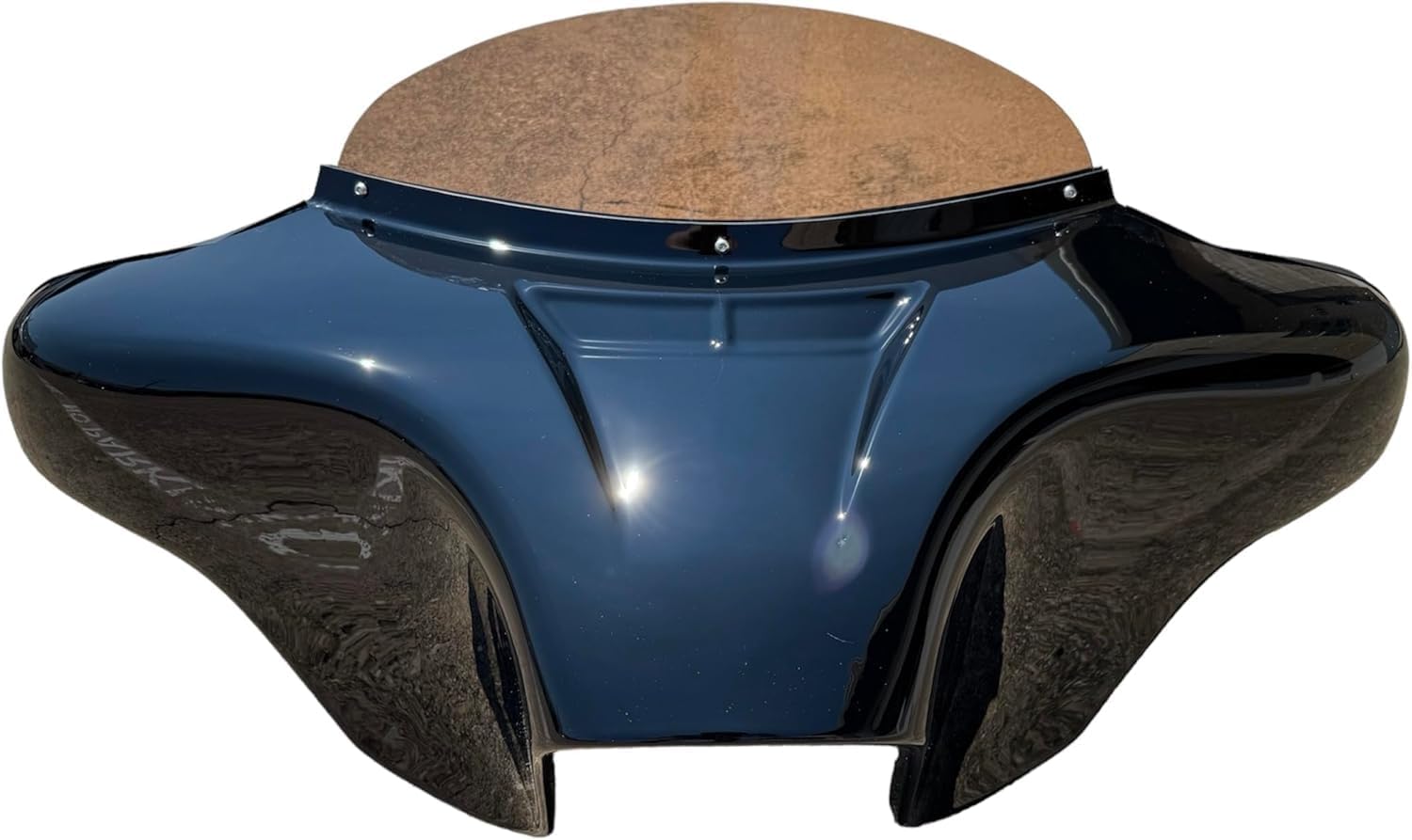 For Road King Batwing Fairing with 1986-2023 Road King Bat Wing w/Tinted Windshield 4 Speaker Mount