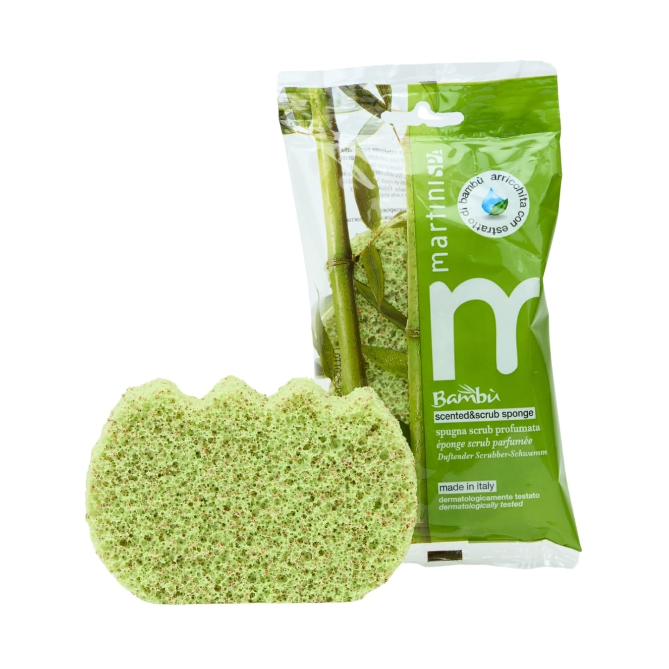 MartiniSPA Bambus Gąbka zapachowa Peeling Bambusowy - 45 g, 1 jednostka, 1