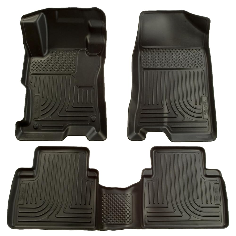 Husky Liners Weatherbeater Floor Mats Fits 2007-2012 Nissan Altima 4-Door Front 2nd Row 3-pc Black - 98601