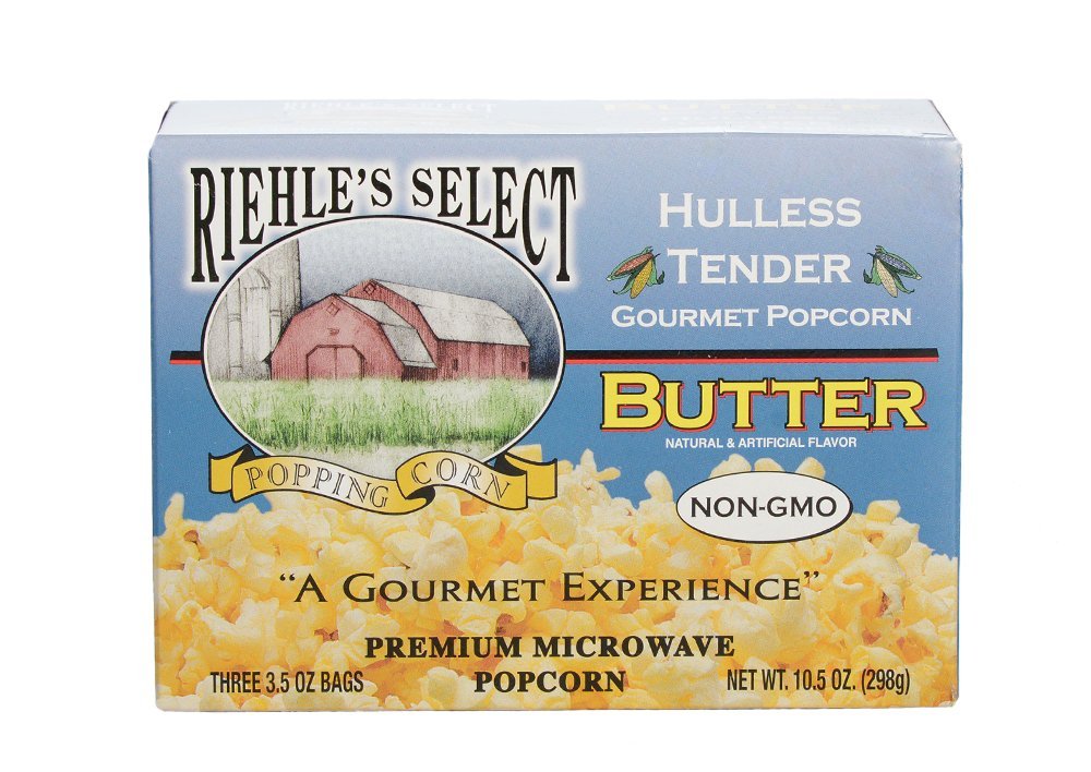 Hulless Butter Microwave Popcorn, 3Count.
