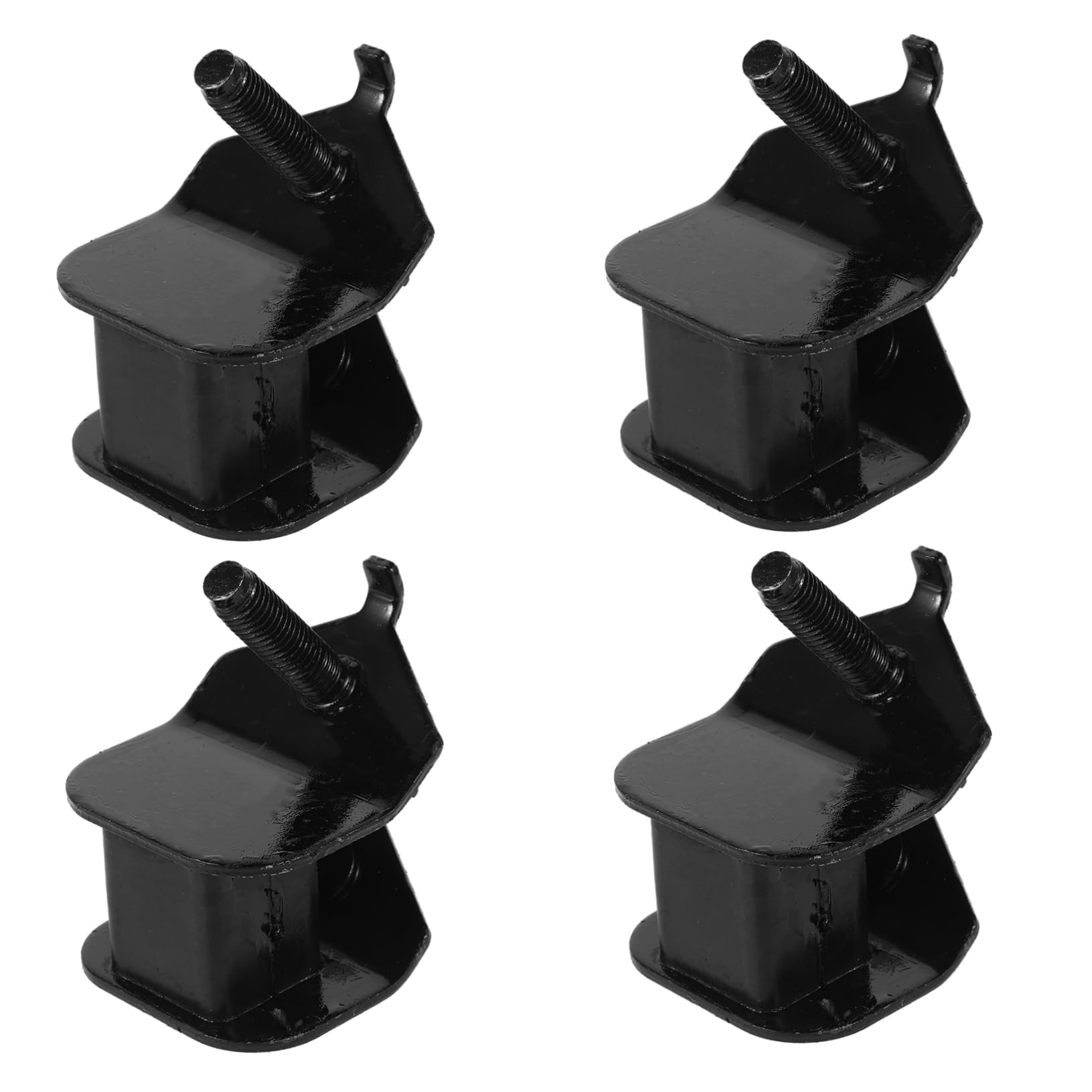 Cabilock 4 Soportes Antivibración para Máquina, de Goma y Hierro, Reducen Vibración, para Modelos 188f y 190f, Color Negro