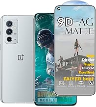 FAIYER BEAT Premium Tempered Glass for ONEPLUS 9RT (matte finish glass, Pack of 1) Full Screen Coverage gaming matte Screen Protector Guard (Oneplus 9 RT)