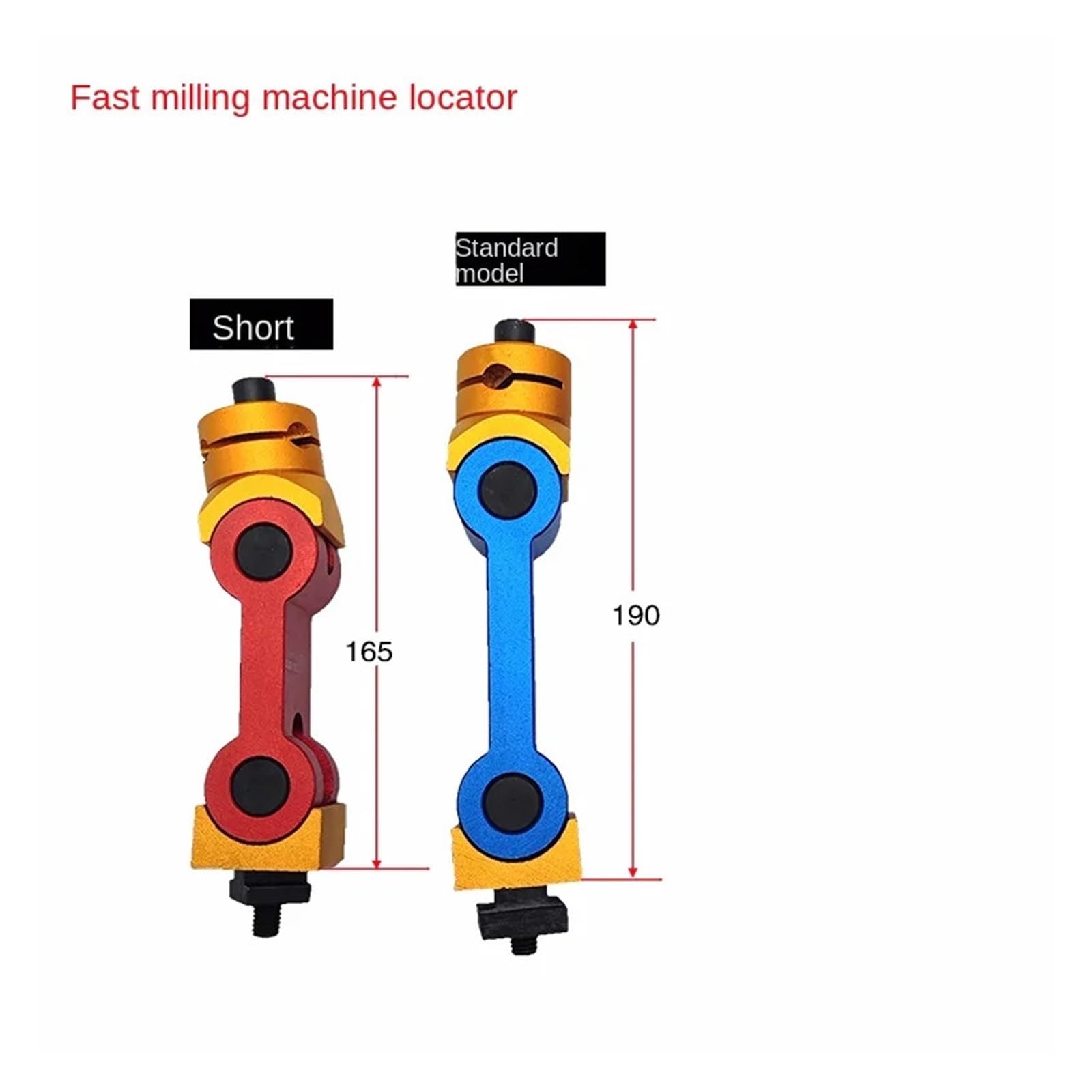 Positioniervorrichtung für CNC-Fräsmaschinen Positionierwerkzeug, verstellbar, CNC-Fräsmaschine, Werkstückanschlag, Positionierer, Teil, Multifunktions-Arbeitswerkzeug(Short,M5X50)