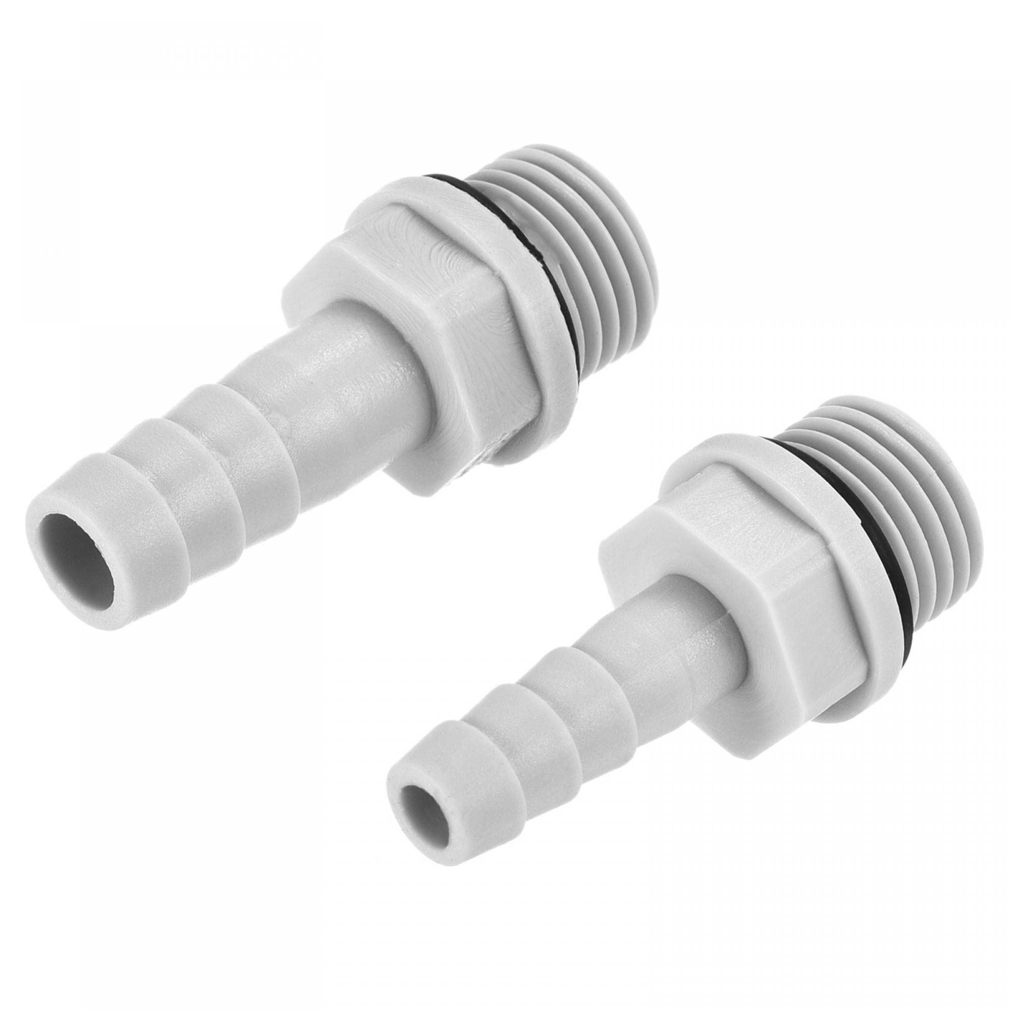 Raccord 19mm Sourcing Map Raccord De Tuyau Cannelé En PVC 8 Mm Ou 8 Mm X 0,6 Cm Raccord Tuyau D'arrosage 19mm