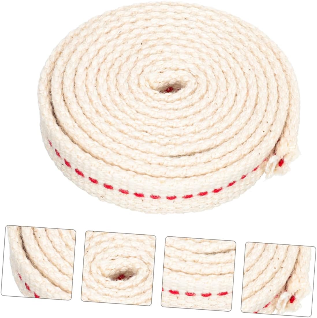 Unomor Cotton Oil Lamp Wick 1 Roll Adjustable Length for Kerosene Lamps