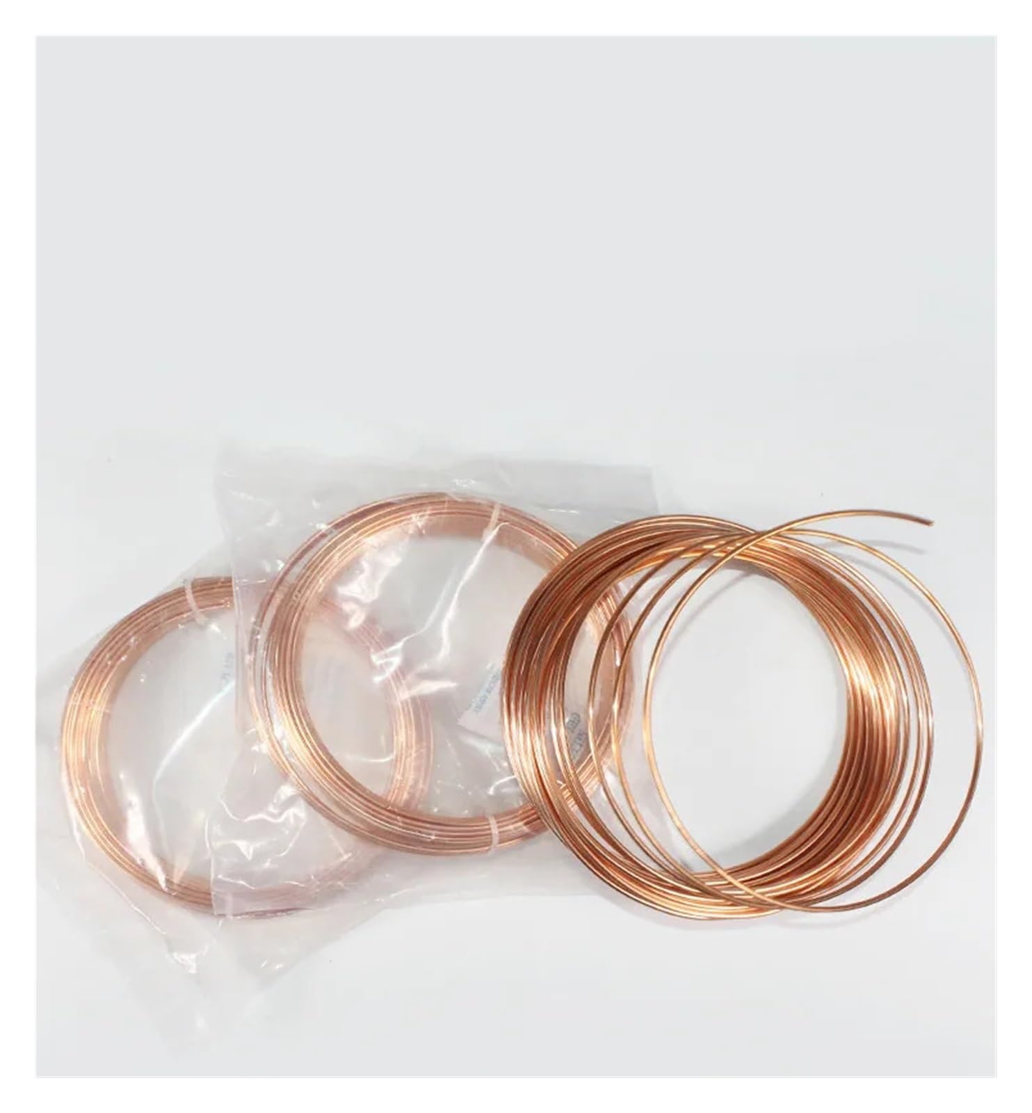Alambre de cobre puro Tubo fino de cobre de 10m, tubo suave de for refrigerador de aire acondicionado, refrigeración artesanal de 99.9% T2(4x0.5mm 10meters)