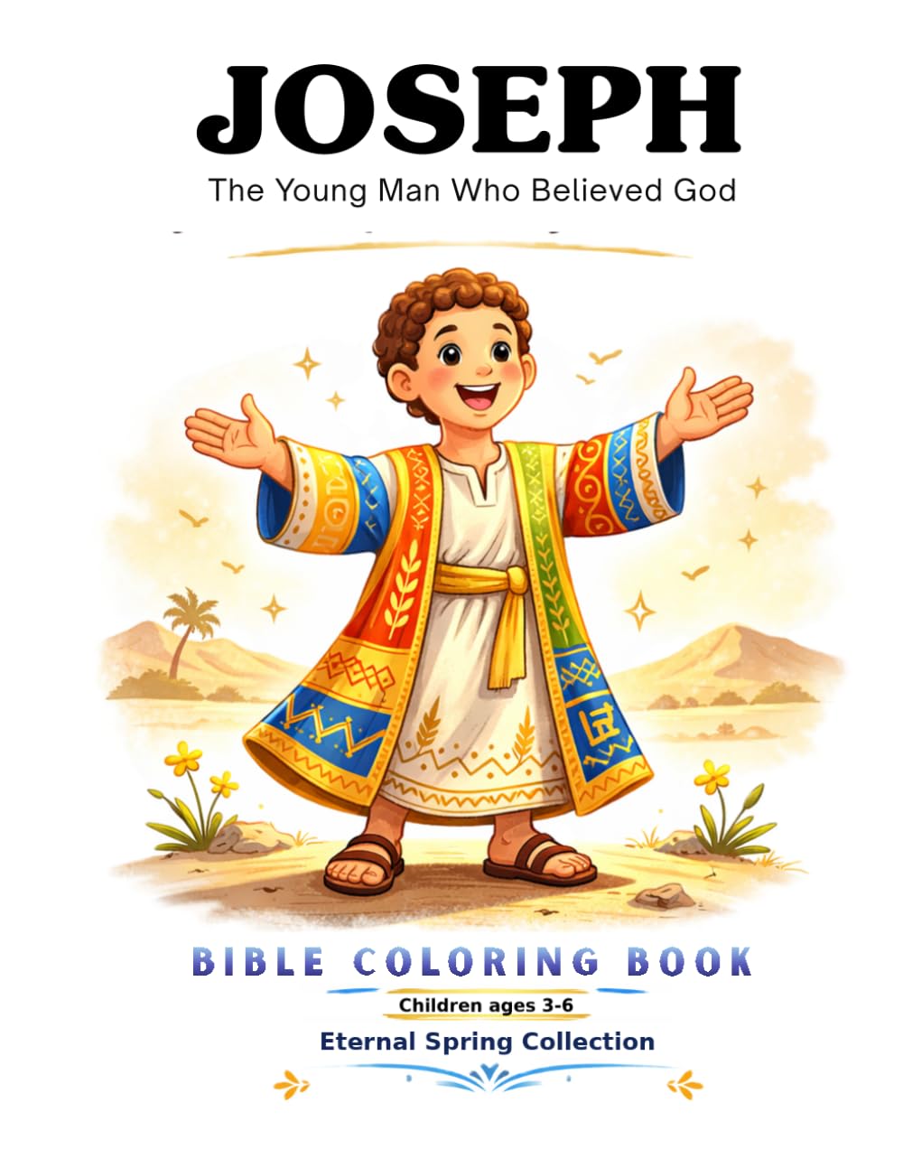 Joseph: The Young Man Who Believed God – A Bible Story Coloring Book for Kids Ages 3–6 (Eternal Spring Collection Ages 3-6)