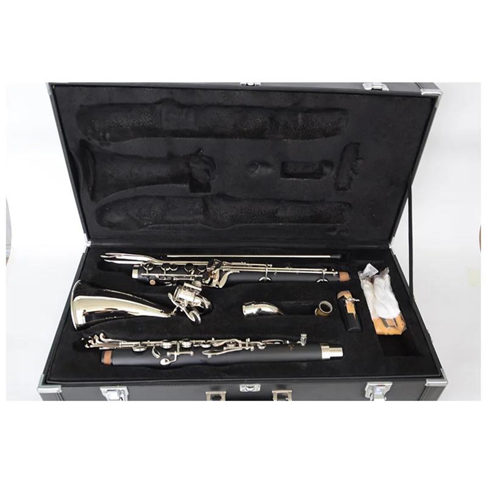 Principiante Clarinetto Chiavi Placcate In Argento Clarinetto Basso Clarinetto In Sib Tune Strumento Professionale In Bachelite Con Custodia