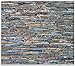 Produktbild Wallario Herdabdeckplatte/Spritzschutz aus Glas, 1-teilig, 60x52cm, für Ceran- und Induktionsherde, Natursteinmauer in grau braun