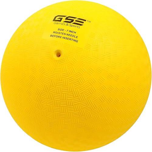 Miniatura 7 de GSE Games & Sports Expert Pelotas inflables para parque infantil, kickball, pelota de Dodge con rebote, balonmano. Ideal para 4 juegos de pelota