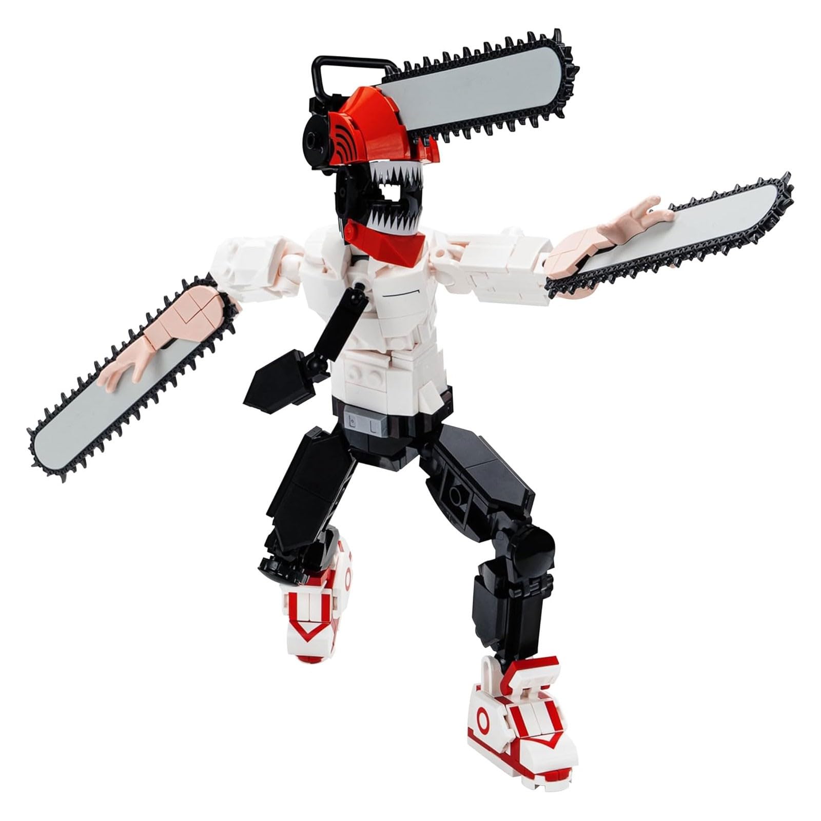 Amazon.com: BLDR Chainsaw Man Buildable Action Figure Construction