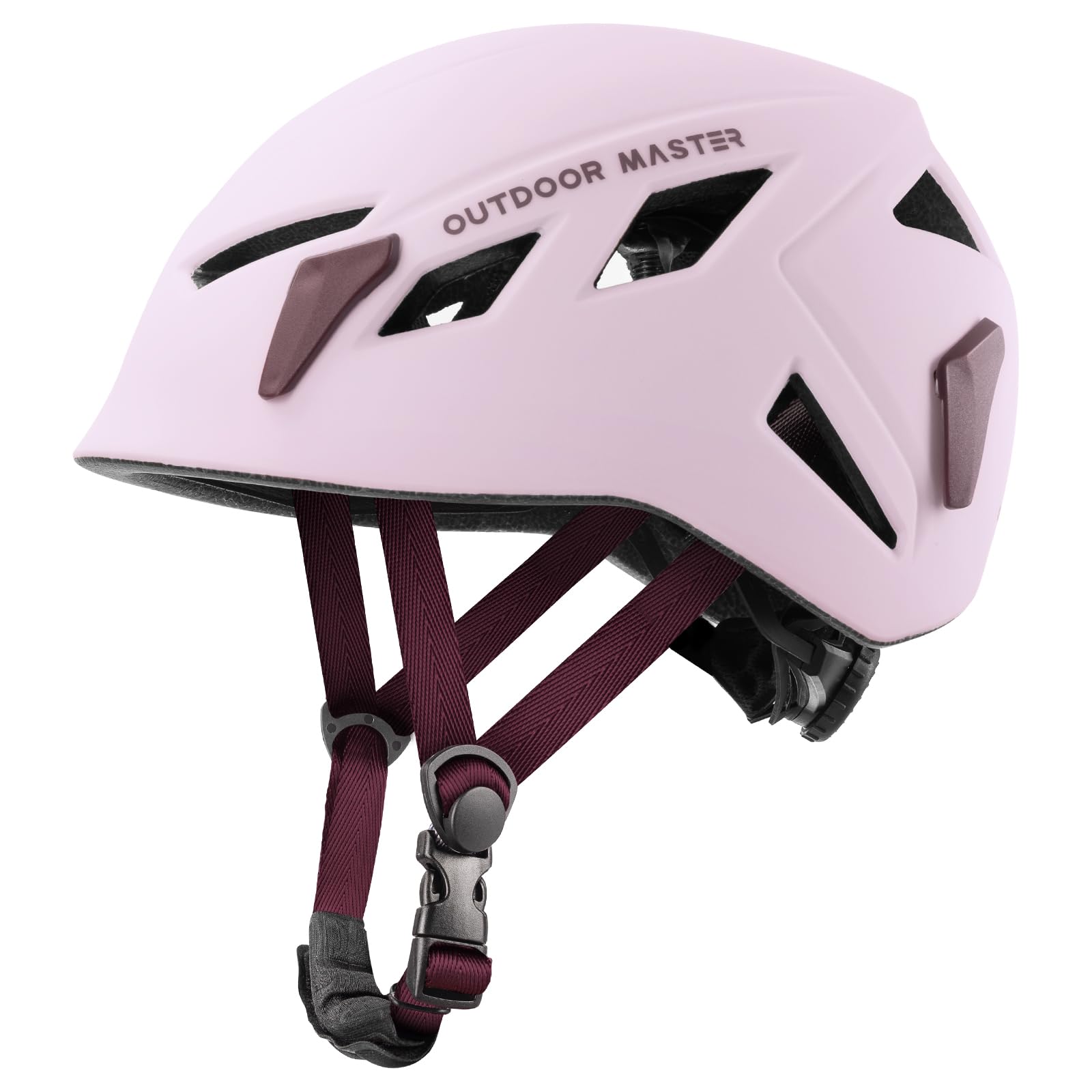 OutdoorMaster Rock Climbing Helmet, Lightweight Ventilated Adjustable