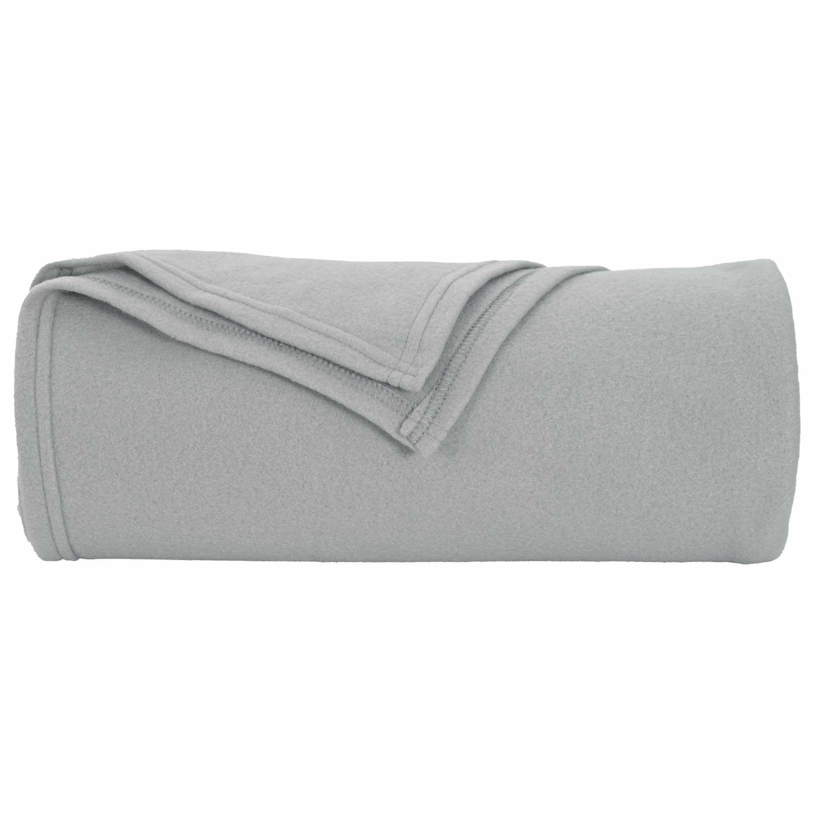 Wohndecken 24 Stück Grau Fleece 170 x 130 cm Kuscheldecke Tagesdecke Überwurf Sofa Couch Schlafzimmer Wohnzimmer atmungsaktiv weich warm flauschig