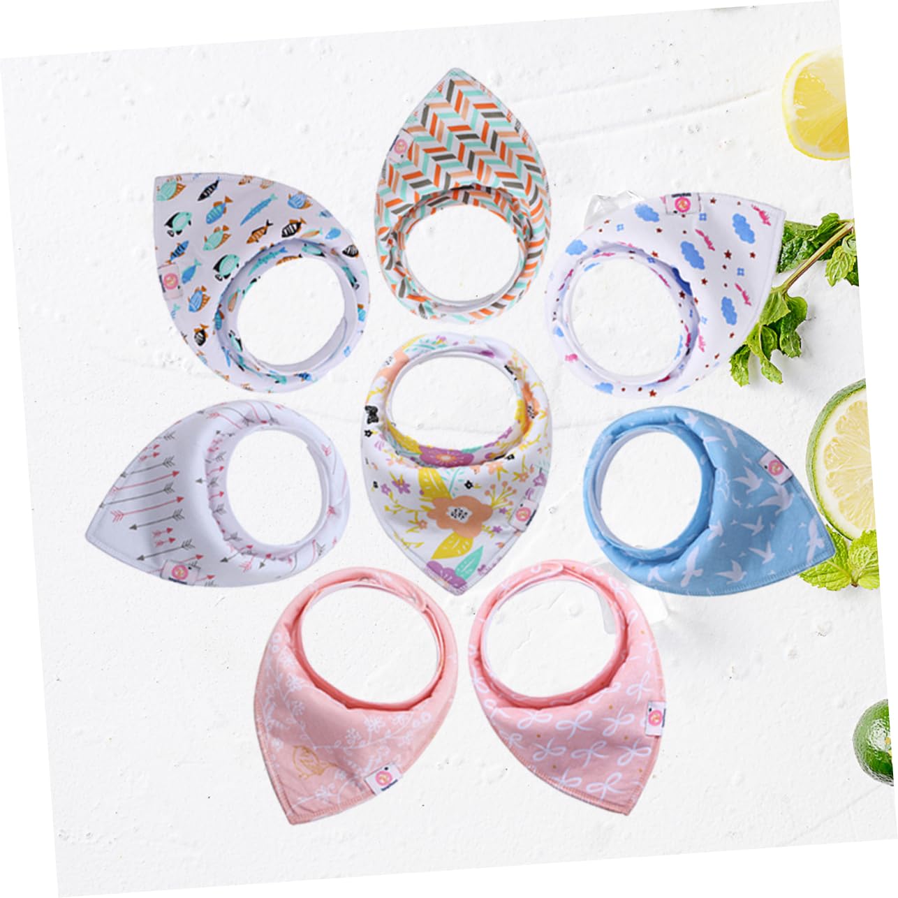 ifundom 16stücke Teiliges Bandana Baumwolle Saugfähig Und Für Neugeborene Und Kleinkinder Schützt Vor Speichel Und Spucke Designs Für Jungen Und Mädchen
