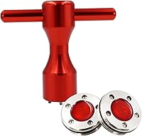 Vista 1 de 2 pesos personalizados de 0.71 oz + llave roja para putters Titleist Scotty Cameron, color rojo