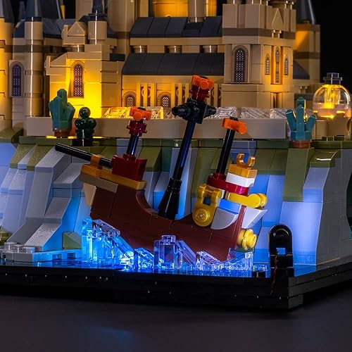 Miniatura 8 de Light My Bricks Kit de luces compatible con Lego Harry Potter Hogwarts Castle and Grounds 76419 (juego no incluido)