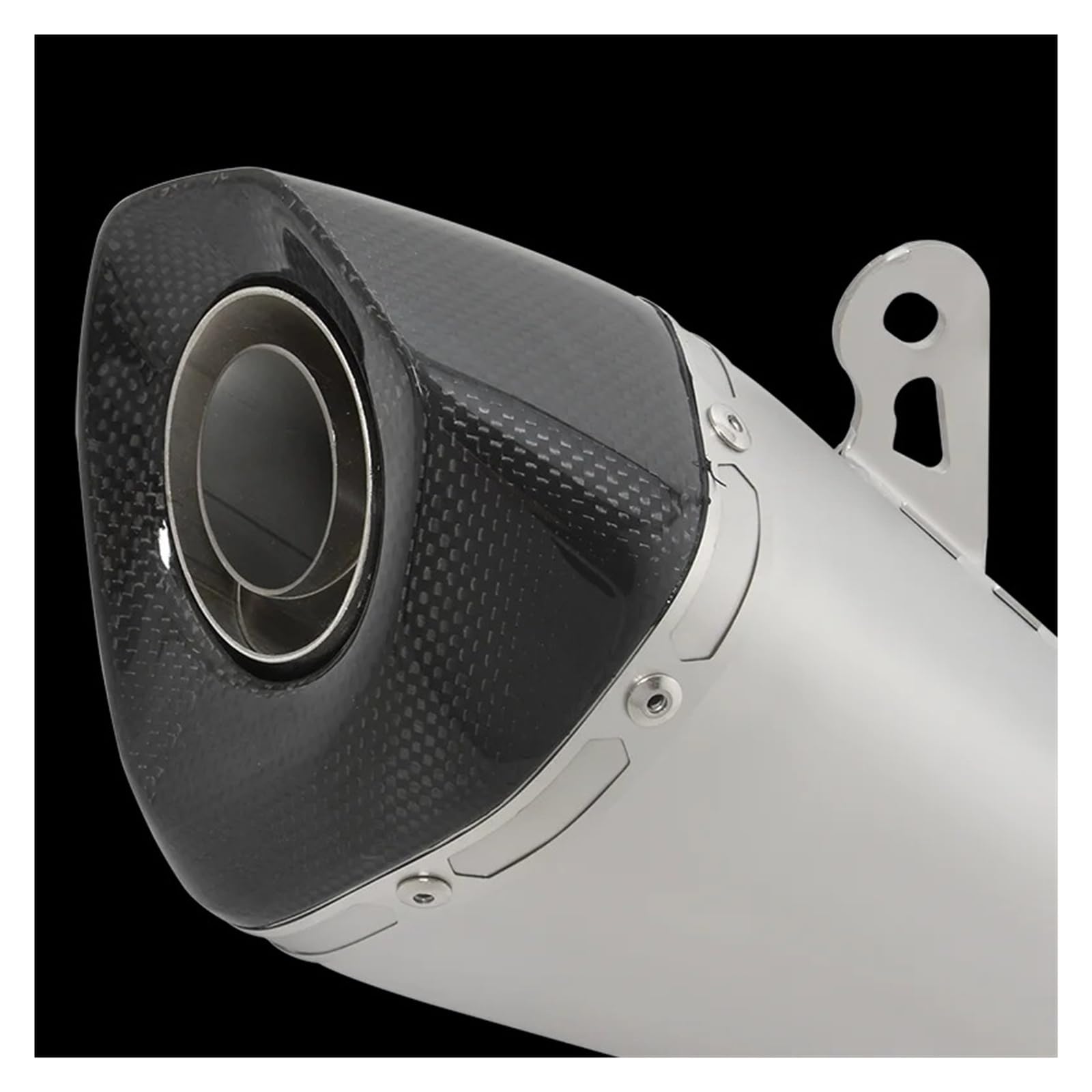 Marmitta Scarico Moto Per SUZUKI Per GSX-S1000 2015-2020 Moto Sistemi Di Fuga Scarico Centrale Collegamento Tubo In Fibra Carbonio Silenziatore