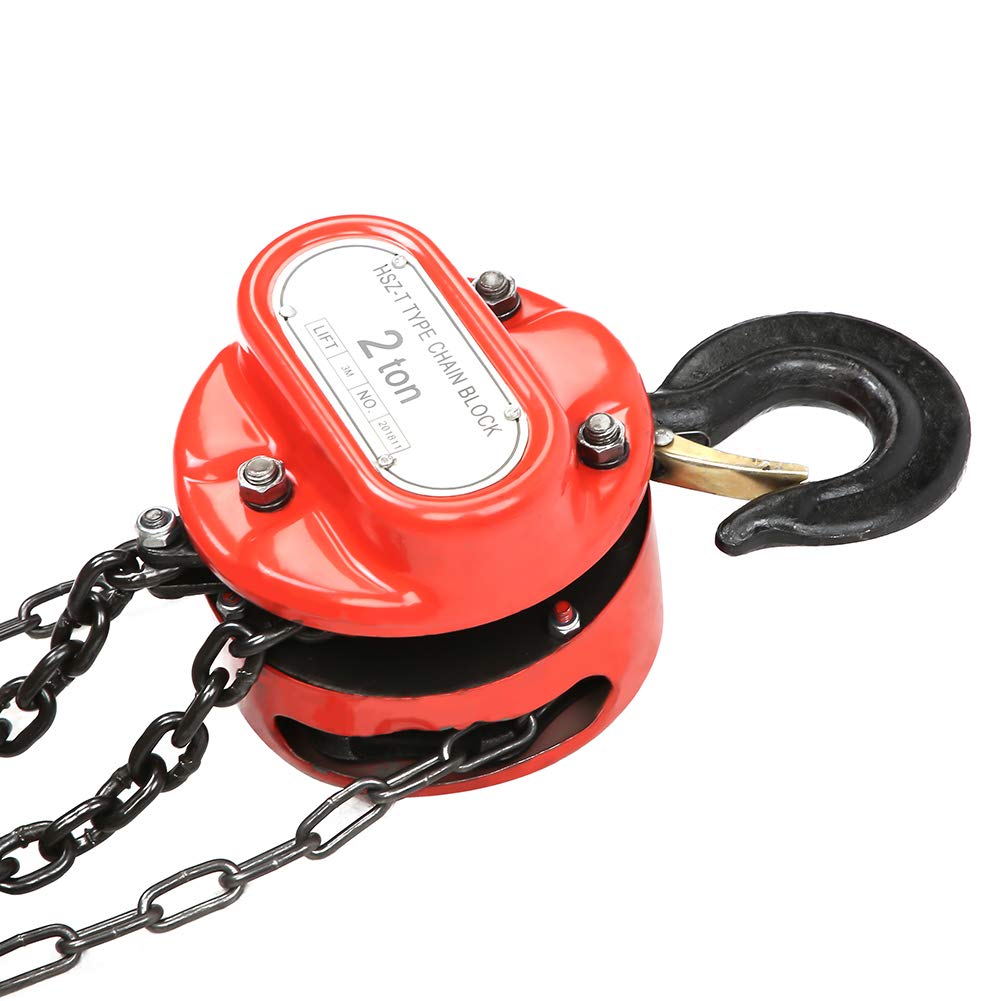 Chain Block, Lever Hoist Lift Ratchet Tackle Hoist 2T Chain Puller