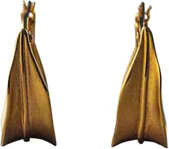 Amazon | (エテ) ete フープピアス リーフ 871985 FREE イエロー