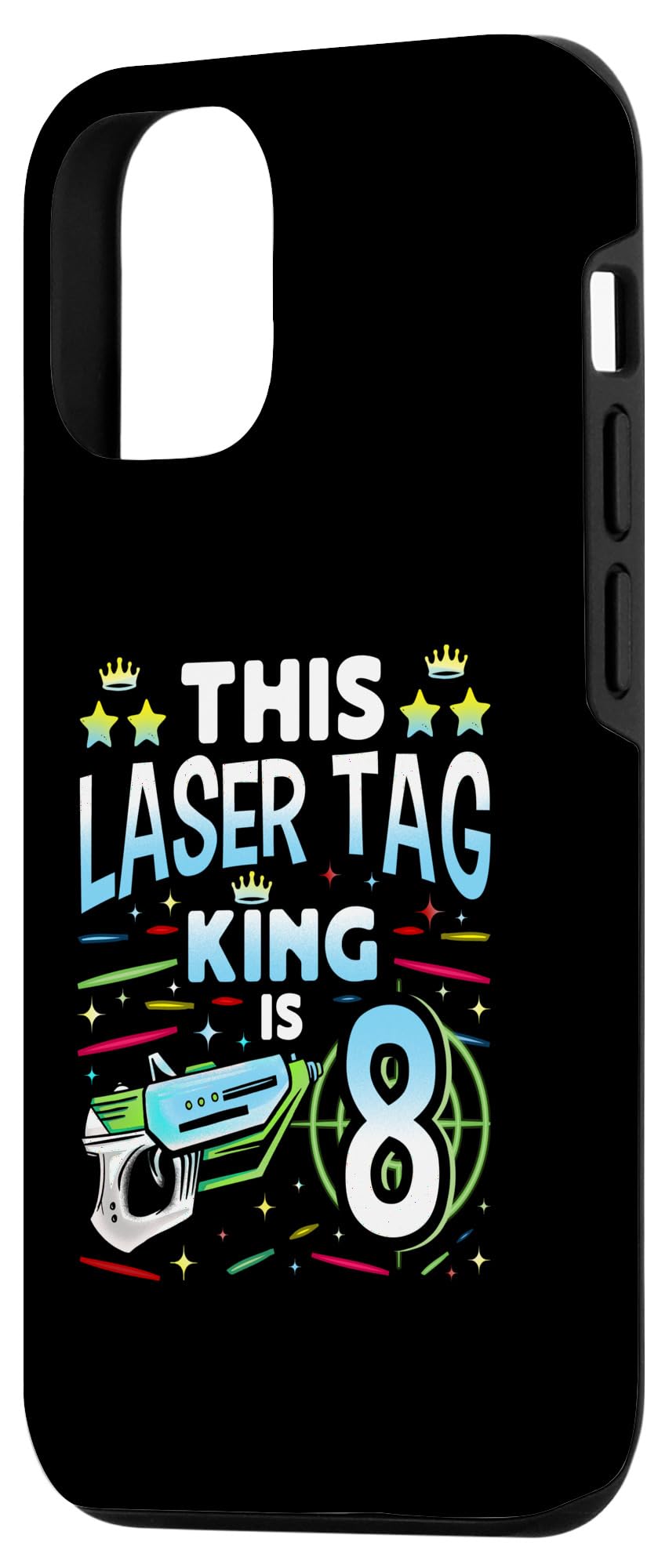 iPhone 14 Laser Tag King Is 8 Funny Boy Lazer Tag Indoor Lasertag Case - Image 2